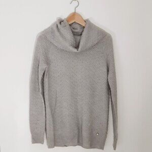TWIK Greige Cowl Sweater Size Small